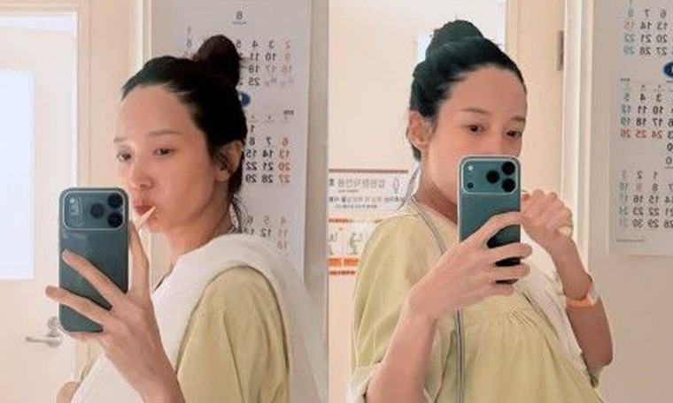 '미코 眞' 김민경, 45세에 엄마 됐다