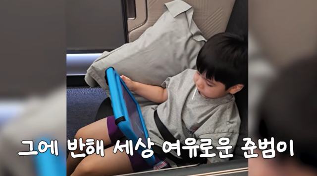 홍현희♥제이쓴 子 준범, 혼자 비즈니스석 앉았다…"걱정했는데 즐기더라" [마데핫리뷰]