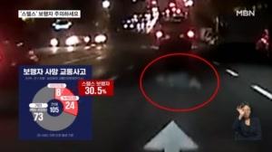 도로에 눕거나 앉은 '스텔스' 보행자 사고…가을철 특히 조심