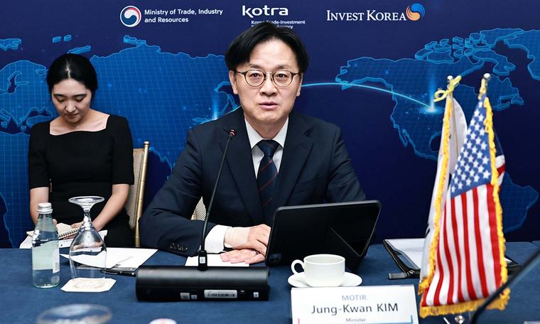 김정관 "대미투자 9월 중 발표…美반도체 관세 ‘불리하지 않은 대우’ 논의”