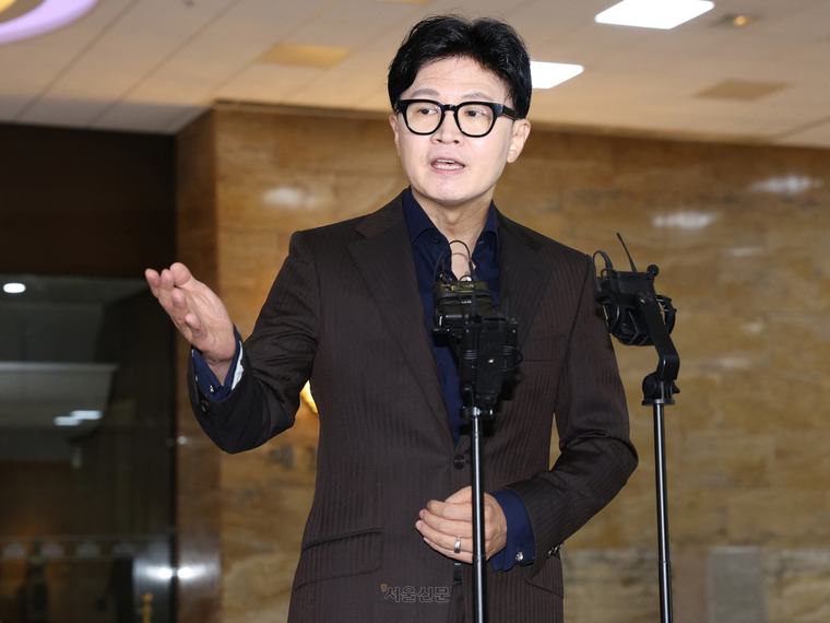 ‘김승원 의혹’ 관련 의견 말하는 한동훈