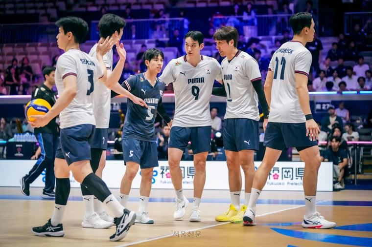 남자배구도 태국에 고개 숙였다…아시아선수권 가시밭길 예고