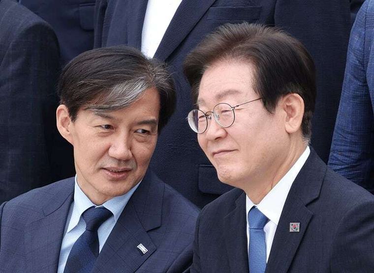 與, ‘공소취소 밀어붙이면 낭패’ 조국 발언에…“자다가 봉창 때려”