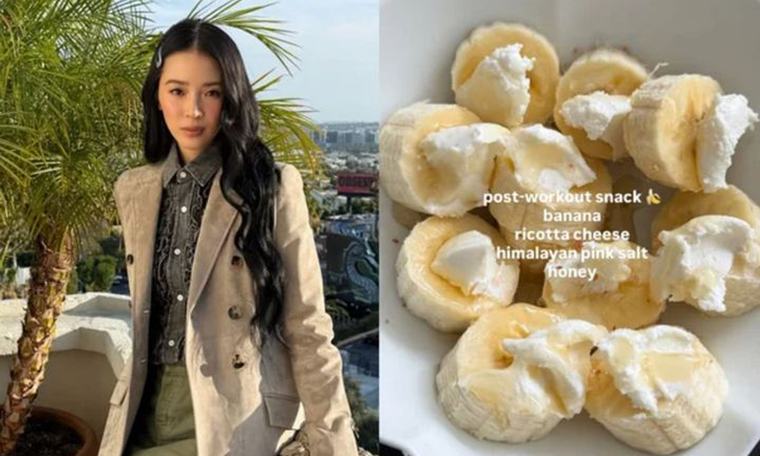 모델 아이린, 운동 후 루틴은 '바나나에 리코타 치즈'…뼈말라 비법 공개