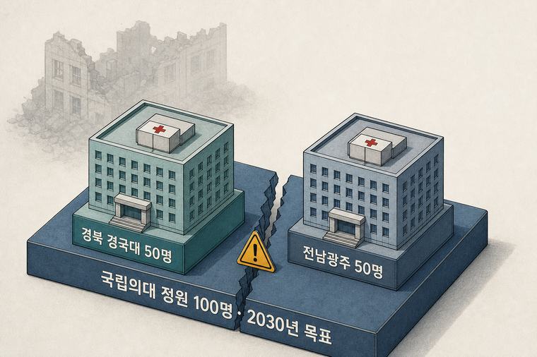 경북·전남광주 50명씩 ‘미니 의대’ 분할 추진… 의료계 “부실 우려, 제2 서남의대 될 것”