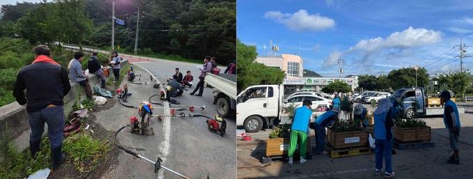 함평 모악산 ‘붉은 꽃길’ 다시 열린다…해보면 주민들 손님맞이 구슬땀