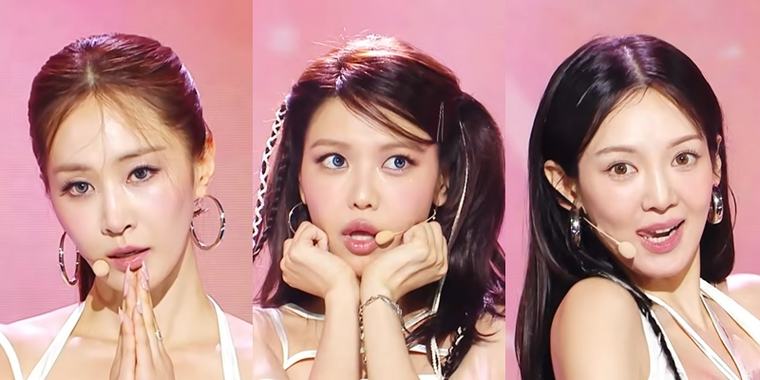 Girls’ Generation-HRS make a splash from their debut stage… three distinct ‘ending fairy’ moments that took over ‘Show! Music Core’